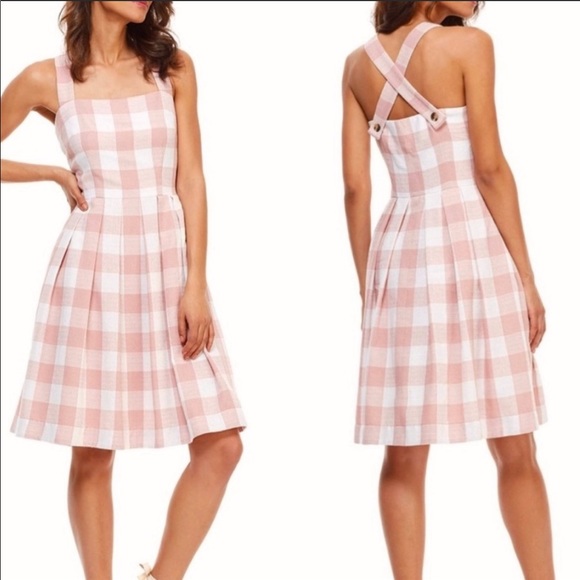 Gal Meets Glam Dresses & Skirts - Gal Meets Glam Polly Cross Back Pleated Dress 0